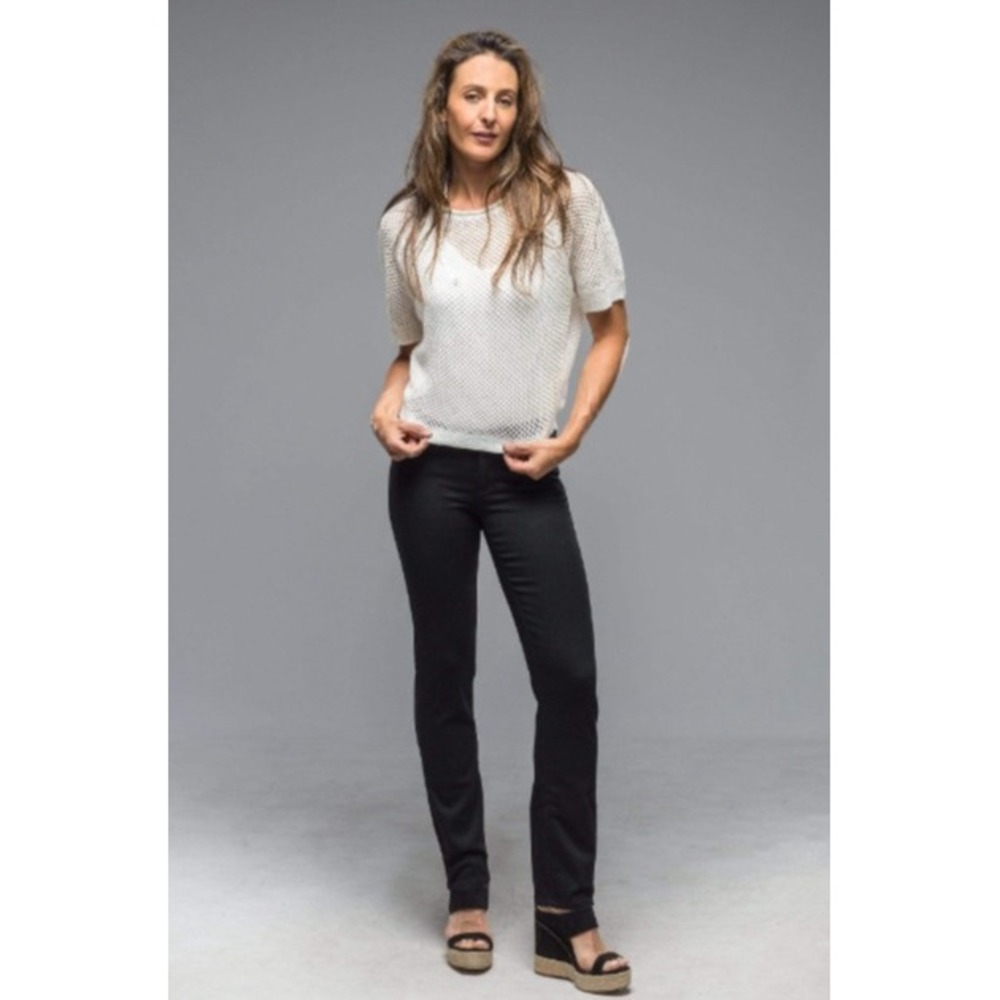 MAC Dream Jean Straight Leg In Black Women's US Size 2 Stretch Modern Chic NWT